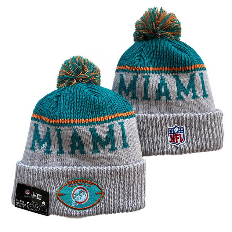 Miami Dolphins 2025 Knit Hats 007